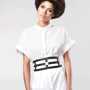 Bijoux Indiscrets Maze Wide Belt Waist Harness